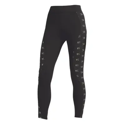 (M) Nike Air All-Over Logo Black Leggings