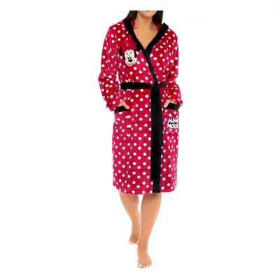 Disney Women's Robe | Minnie Mouse Bathrobe | Fluffy Robe for Women Si