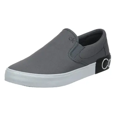 Calvin Klein Men's RYOR Sneaker Slate Grey Canvas