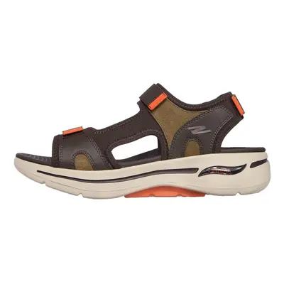 Skechers Go Walk Arch Fit Sandal - Mission Olive/Orange D (M)