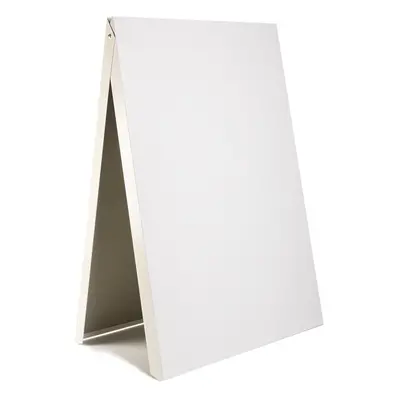 (White, No) A-Board Pavement Sign Magnetic Board Display Metal