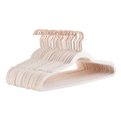 Amazon Basics Slim Velvet NonSlip Suit Clothes Hangers Pack of Blush PinkRose Gold