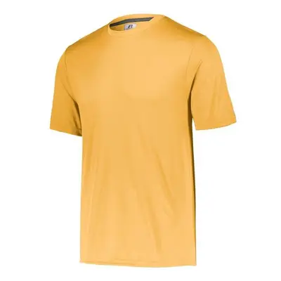 Russell 629X2M.GLD.L Adult Dri-Power Core Performance T-Shirt, Gold - Large