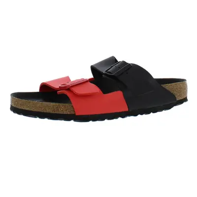 Birkenstock Arizona Split BlackPoppy Birko-FlorA EU (US Mens