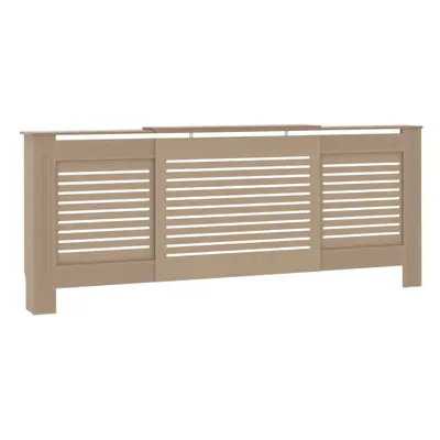 vidaXL MDF Radiator Cover Heater Shelf Heating Cabinet Indoor Grill Furniture