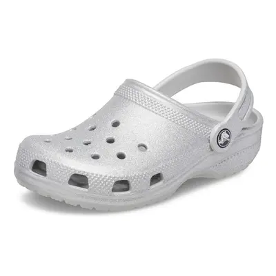 Crocs Kids Classic Clogs Silver Glitter US Unisex Toddler