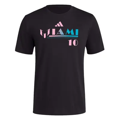 adidas Men's Messi IAMI Short Sleeve T-Shirt Black