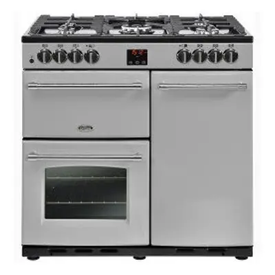 Farmhouse 90DFT 90cm Dual Fuel Range Cooker Silver