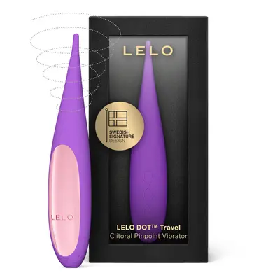 (Purple) LELO DOT Travel Female Petite Clitoral Vibrator, Mini Vibrator With Figure Eight Motion