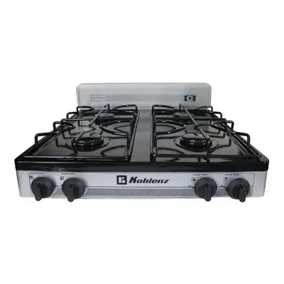 4 Burner Outdoor Stove, Silver