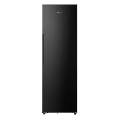 Hisense RL5K370GSFC KitchenFit 372L Freestanding Fridge - Black Glass