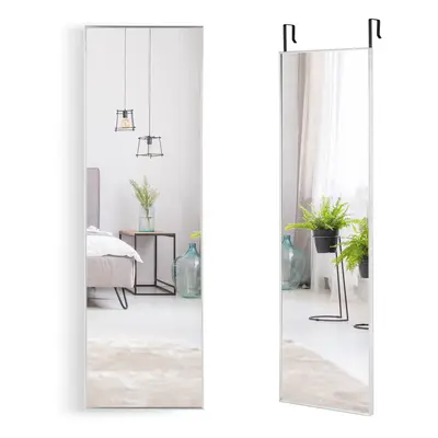 Full Length Mirror Over the Door/Wall Mounted Dressing Mirror Metal Framed