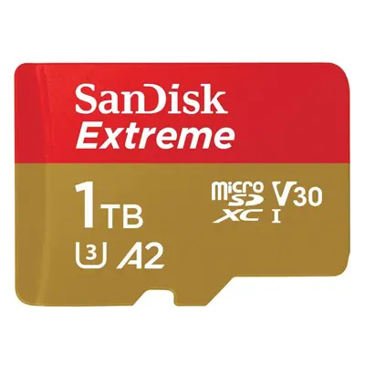 SanDisk Extreme microSDXC 190MBs UHSI U3 V30 no Adapter 1TB