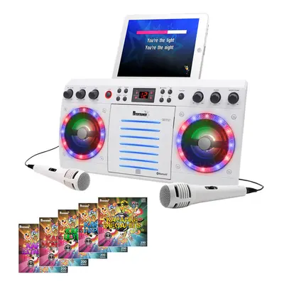 (Wired Microphones, Songs) Beatbox Karaoke Machine CDG/CD+G. Built in Disco Lights. Includes Mic