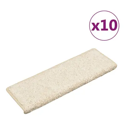 (white, 10) vidaXL Carpet Stair Treads Decorative Stair Step Protector Rug Stair Mats