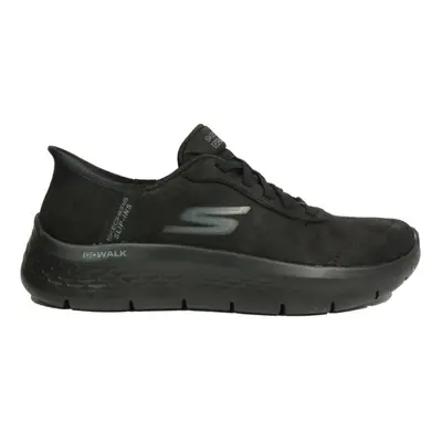 (7 (Adults')) Slip-ins: GO WALK Flex - Mali | Black | Women's Slip On Trainers