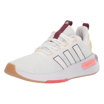 adidas Women's Racer TR23 Sneaker White/White/Bright Red