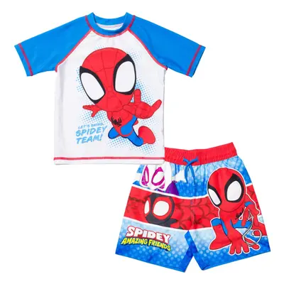 Marvel Spider-Man Miles Morales Ghost-Spider Toddler Boys UPF 50+ Rash