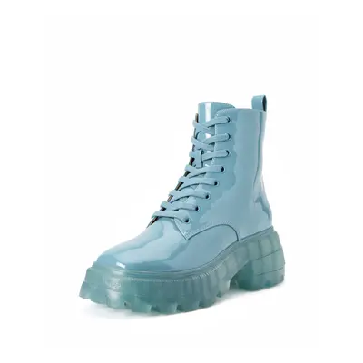 Katy Perry Women's The Geli Combat Boot Arctic Blue