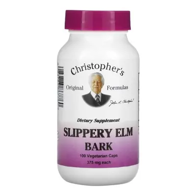 Christopher's Original Formulas Slippery Elm Bark Dietary Supplement - Vegetarian Caps