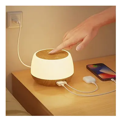 LED Bedside Lamps with 20W USB Charging Port, Table Lamp with Colour Changing, Touch Lamps Bedsi