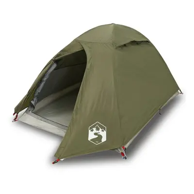 (olive green, 2-person) vidaXL Camping Tent Persons Portable Outdoor Hiking Dome Tent Waterproof