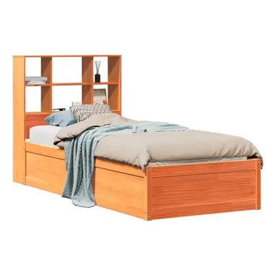 (wax brown, x cm) vidaXL Bed Frame without Mattress Bed Base Solid Wood Pine