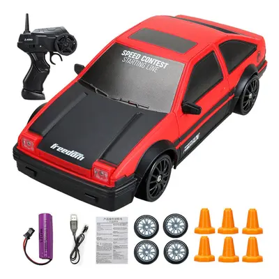 (Red) 1/24 2.4G 4WD Drift RC Car On-Road Vehicles RTR Model