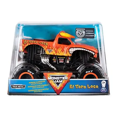 Monster Jam Official El Toro Loco Monster Truck Die-Cast Vehicle, 1:24 Scale