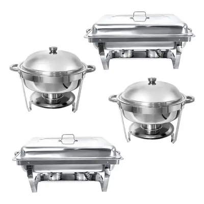 Chafing Dish Rectangular Chafing Dish + Round Chafing Dish