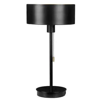 Table Lamp ARIPO with USB Port Metal Black