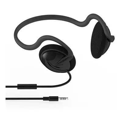 Wired Headphones Hi-Fi Stereo Earhooks Earbuds 3.5mm Rear-mounted Headsets with Mic for Gaming C