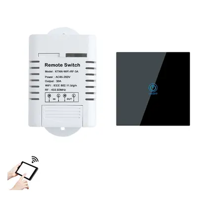 High Power WIFI Relay Switch 433MHz Receiver Smart Wireless Remote Control Switch APP Control Wo