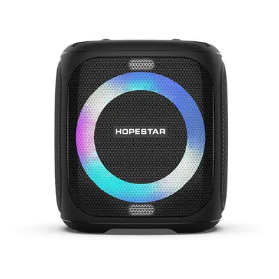 (Black) Wireless Bluetooth 5.0 Speaker with 50W Microphone Portable Outdoor K Song Pole Music Ce