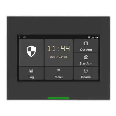 (UK Plugsmart panel) Wireless Wifi Smart Home Security Burglar Alarm System Kits Compatible with