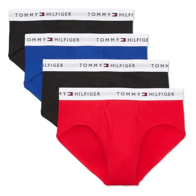 Tommy Hilfiger Men's Underwear Multipack Cotton Classic Briefs Red Mu