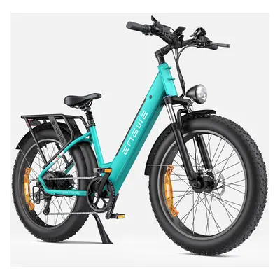 (Step-Thru-Green) ENGWE E26 adult electric bike 16AH 26''*4 fat tire