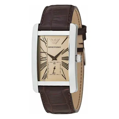 Emporio Armani Classic Men's WatchÂ¦Chronograph DialÂ¦Brown Leather StrapÂ¦AR0154