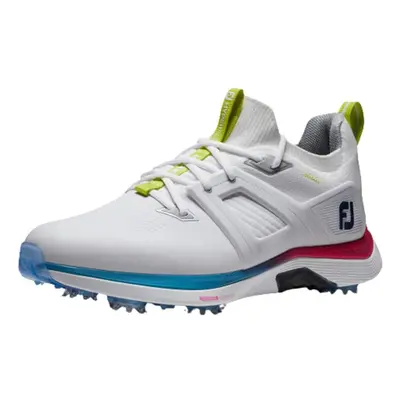 FootJoy Men's Hyperflex Carbon Golf Shoe White/Blue/Pink Wide