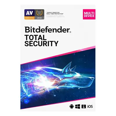 BITDEFENDER TOTAL SECURITY FOR DEVICES - YEARS COVER