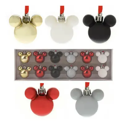 Disney Christmas Mickey Baubles (Set of 12) (Set A)