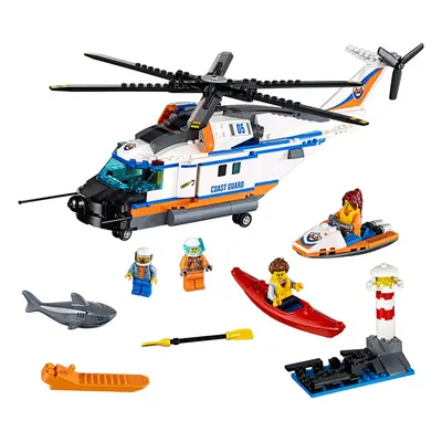 LEGO City Coast Guard Heavy-Duty Rescue Helicopter Building Kit