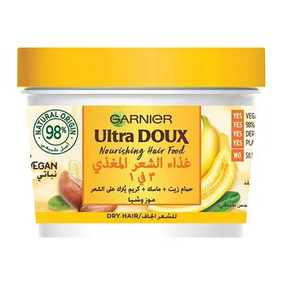 Garnier Hair Treatment Ultra Doux Hair Cream Nourishing Hair Food White 390ml