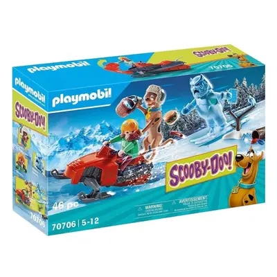 Playmobil Multicolour Scooby-Doo! Adventure With Snow Ghost Playset