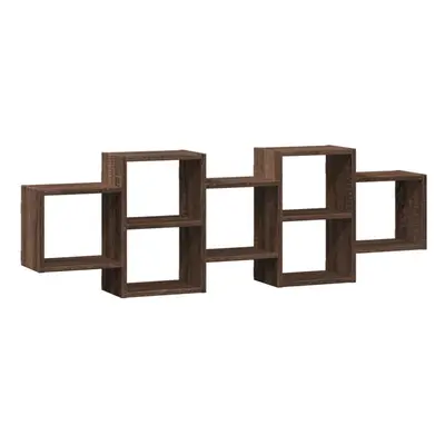 (brown oak, x x cm) vidaXL Wall Shelf Floating Shelf Wall Storage Shelf Engineered Wood