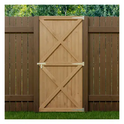 (85cm W X 183cm H) Garden Flat Top Pine Wood Gate Kit