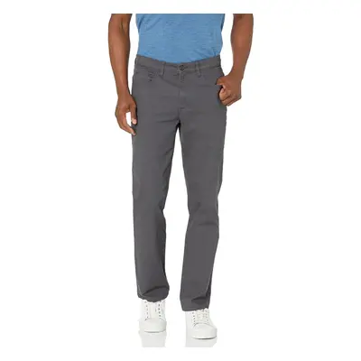 Mens Straight-Fit 5-Pocket comfort Stretch chino Pant (Previously goodthreads), grey, 38W x 30L