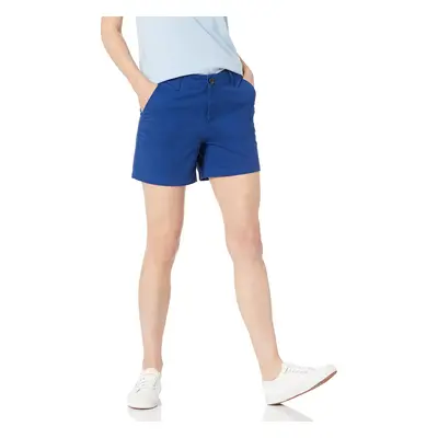 Womens Inseam chino Short (Available in Straight and curvy Fits), Blue