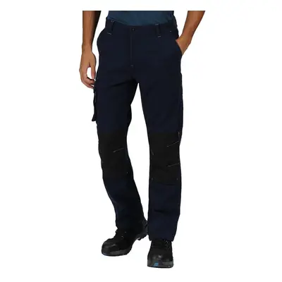 (40in, Navy) Regatta Mens Scandal Stretch Work Trousers - Regular