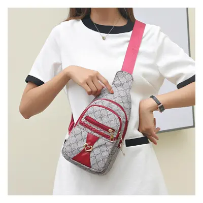 Classic Pattern Sling Bag Casual Multifunctional Chest Bag Womens Crossbody Bag For Shopping